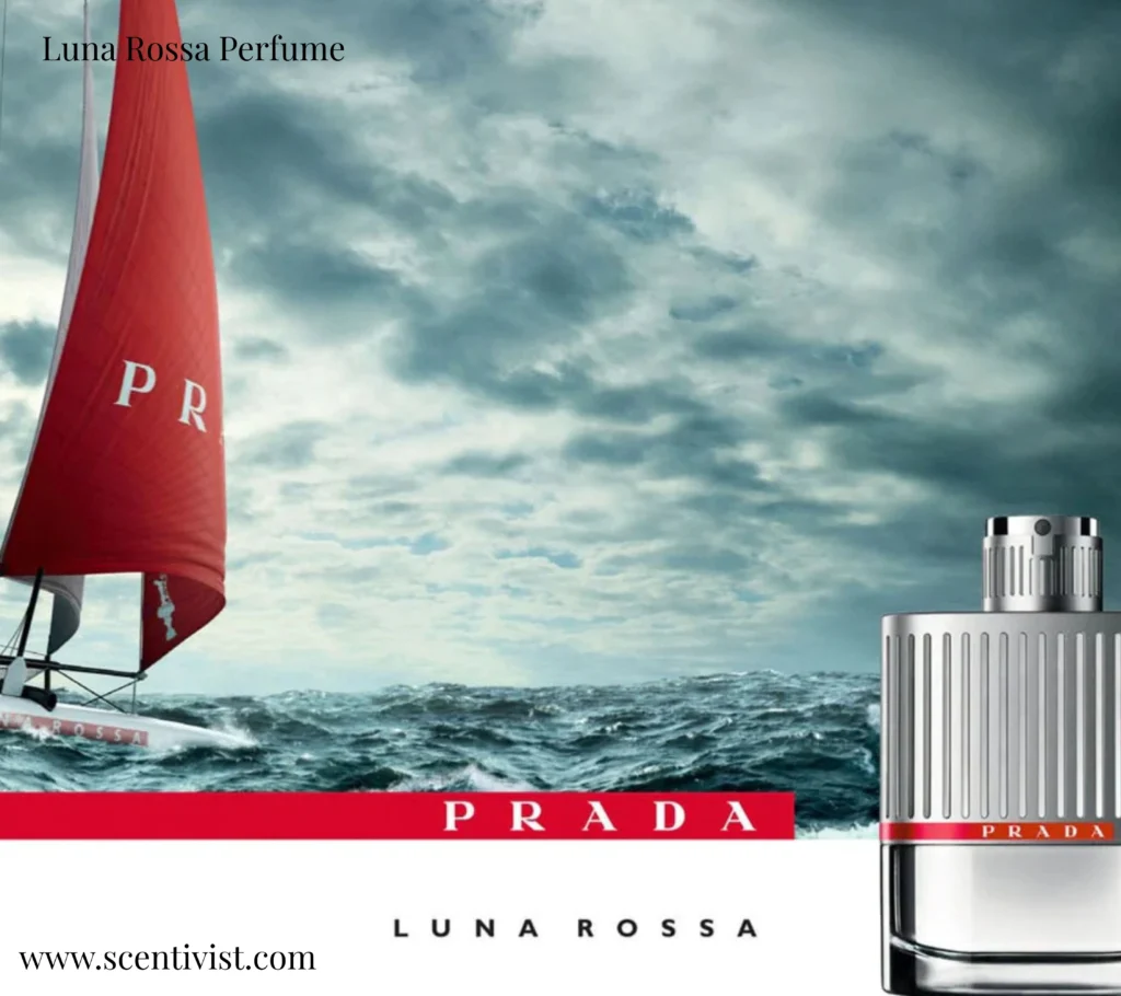 Prada Luna Rossa perfume stylish bottle.